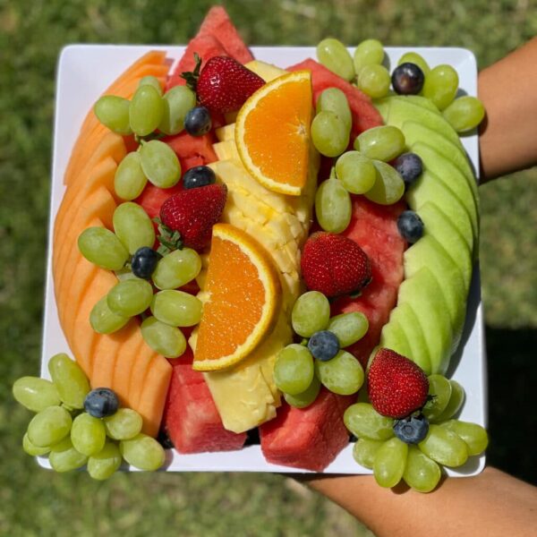 Large Square Deluxe Fruit Platter